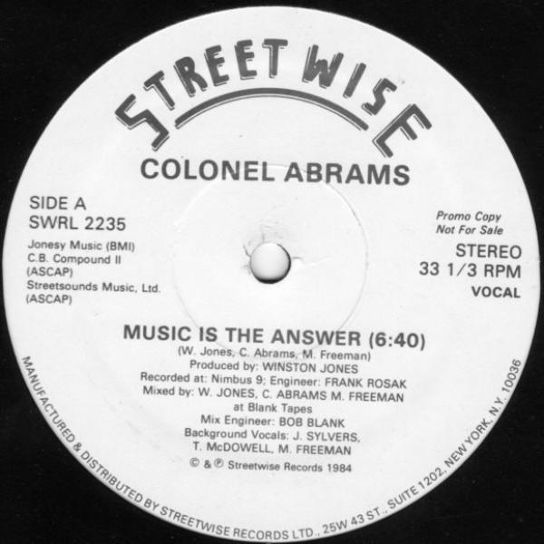 Colonel Abrams - Music Is The Answer