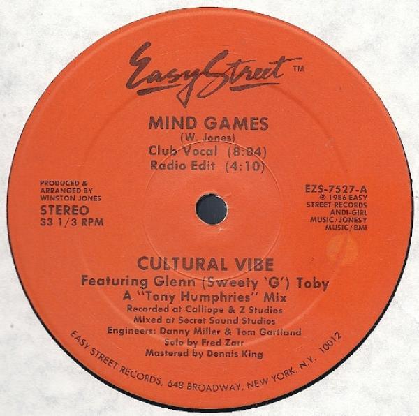 Cultural Vibe, Glenn "Sweety G" Toby - Mind Games