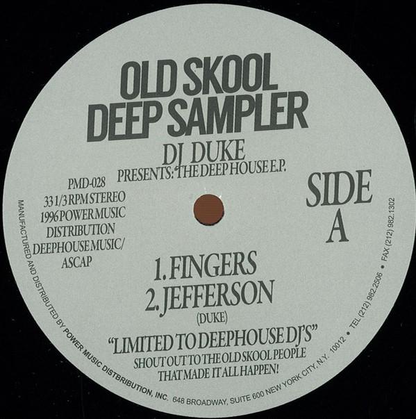 DJ Duke - Old Skool Deep Sampler - The Deep House E.P.