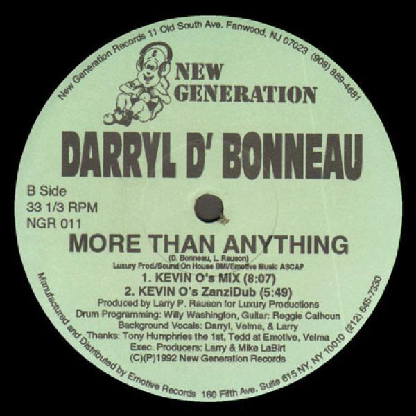 Darryl D'Bonneau - More Than Anything