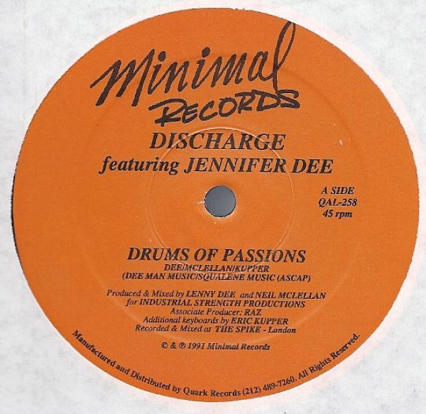 Discharge , Jennifer Dee - Drums Of Passions