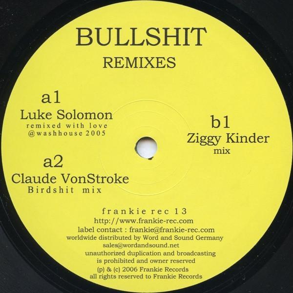 Frankie  - Bullshit (Remixes)