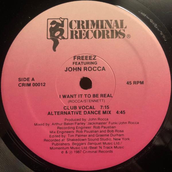 Freeez, John Rocca - I Want It To Be Real