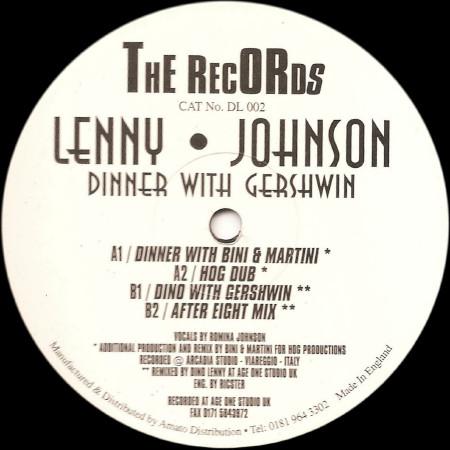 Lenny & Johnson - Dinner With Gershwin
