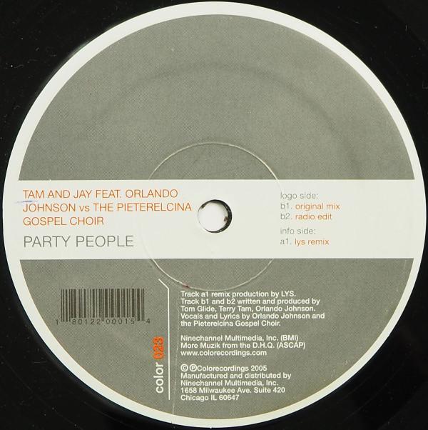 Tam & Jay, Orlando Johnson, The Pieterelcina Gospel Choir - Party People